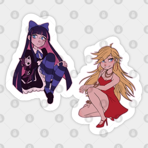 Panty and Stocking Sticker by Probablynotsam